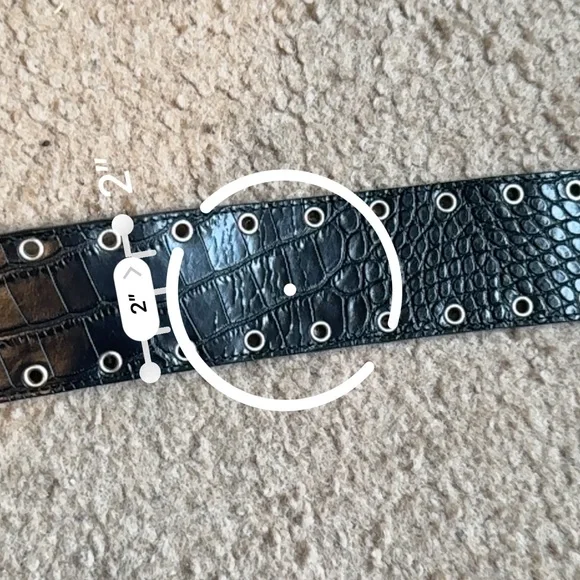 Very Rare Versace Crocodile Riveted Medusa Head Belt Bag